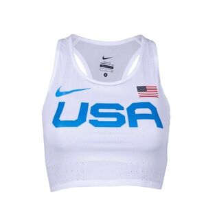 Nike White and Blue team, USA woman, Sports Bra Racerback , brand new.